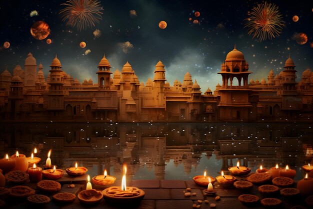 Diwali-Hintergrund