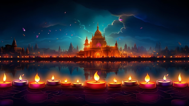 Diwali-Hintergrund