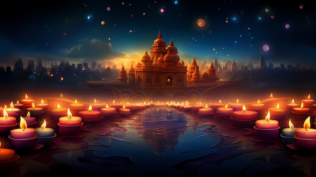 Diwali-Hintergrund