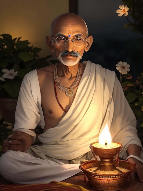 Diwali indio de Mahatma Gandhi