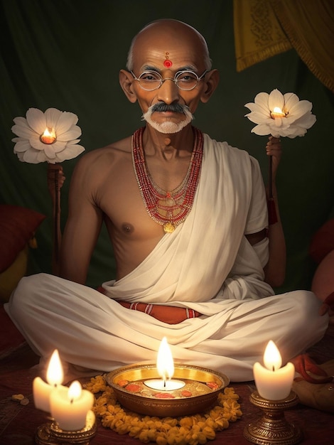 Diwali indio de Mahatma Gandhi