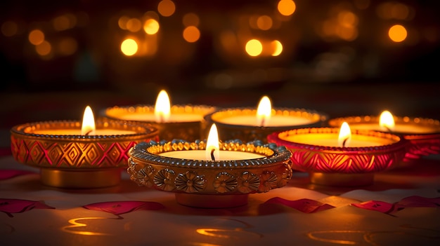 Diwali-Kerzen