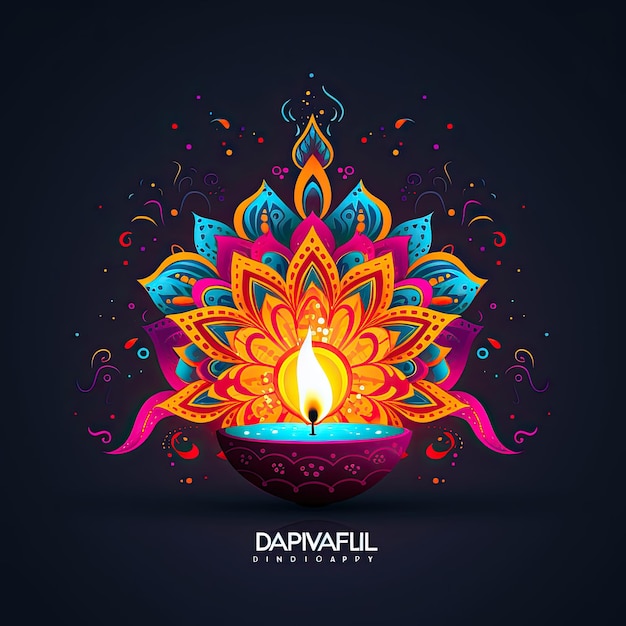 Diwali-Kunst-Illustration