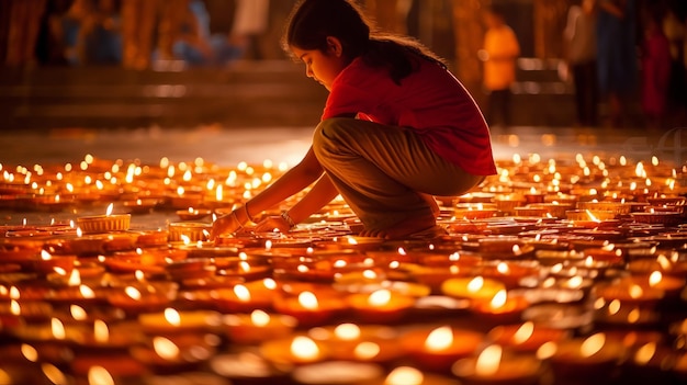 Diwali el triunfo de la luz y la bondad.