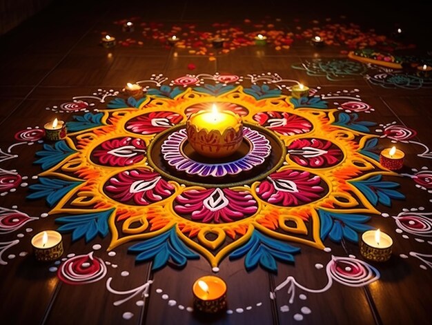 Foto el diwali.