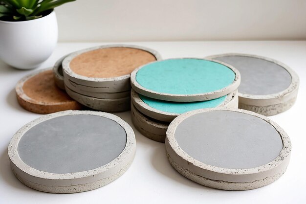 DIY-Beton-Coaster-Set