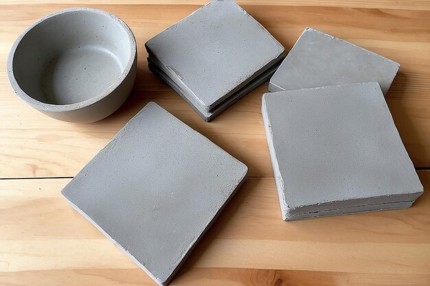 DIY Beton-Untersetzer-Set