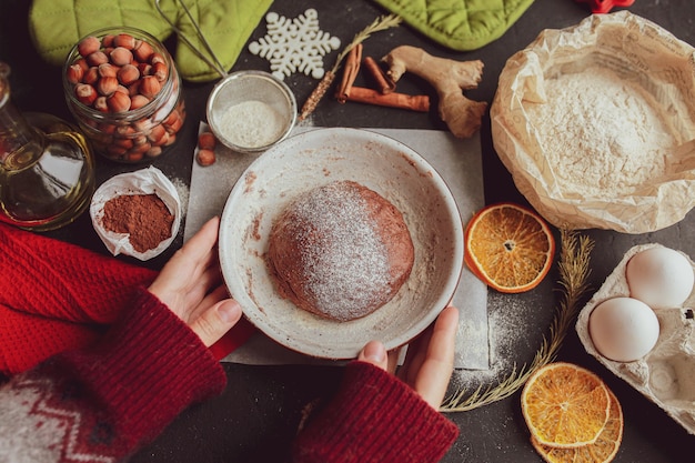 DIY Lebkuchen zu Hause Ingwer- und Schokoladenkekse gemeinsam zubereiten Lebkuchen zu Hause kochen