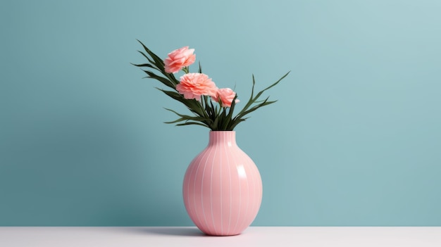 Diy minimalistische 1980er Blumenvase