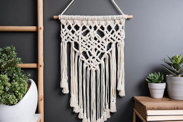 DIY-Wandhänger aus Macrame