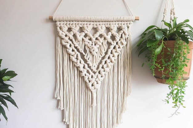 DIY-Wandhänger aus Macrame