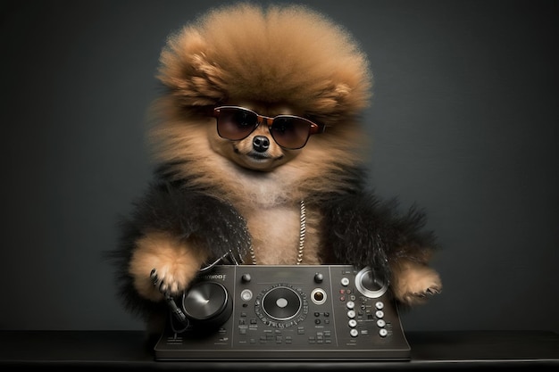 DJ de música de animales