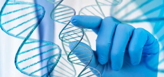 DNA-Darstellungscollage