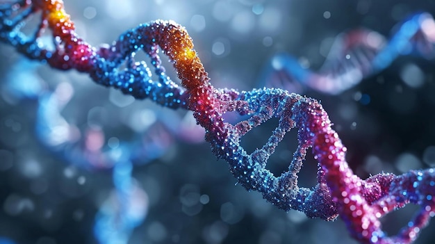 DNA Deoxyribonukleinsäure Nukleinsäure Genetischer Code Zellstruktur Molekül Lebender Organismus RNC Genetik Proteine Wissenschaft Biotechnologie Nukleotide Medizin Biologie Leben