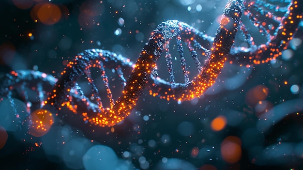 Foto dna deoxyribonukleinsäure nukleinsäure genetischer code zellstruktur molekül lebender organismus rnc genetik proteine wissenschaft biotechnologie nukleotide medizin biologie leben