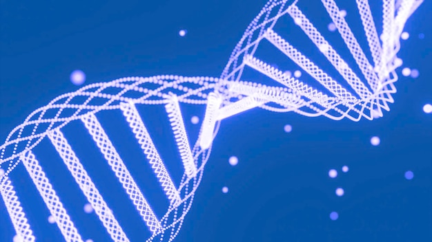 DNA genoma dupla hélice design ciência e medicina conceitos pesquisa médica engenharia genética