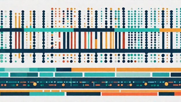 Foto dna-sequenzierung und analyse