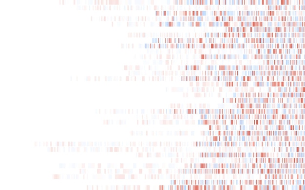 DNA-Test-Infografik Genom-Sequenzkarte
