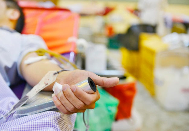 Foto doação de sangue no hospital