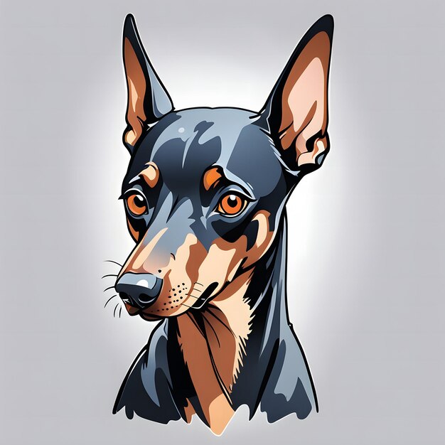 Dobermann-Pinscher-Hund