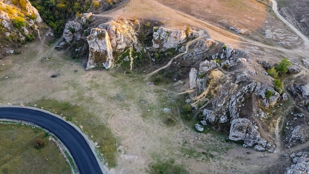 Dobrogea Gorges Landschaftsantenne