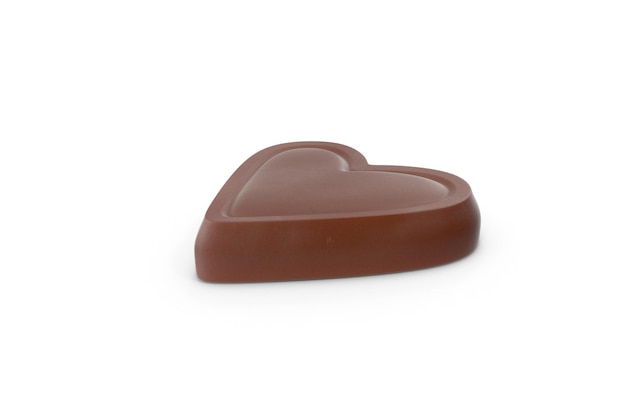 Doce de Coração de Chocolate com Nozes