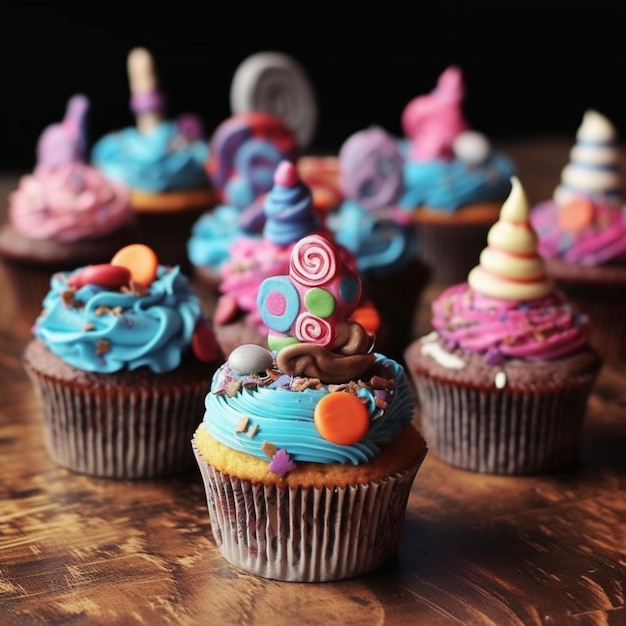 Doce de festa cupcake