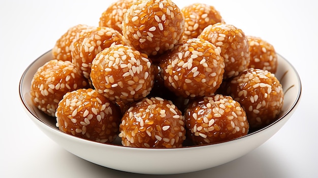 Doce Tradicional Indiano Motichoor Laddoo