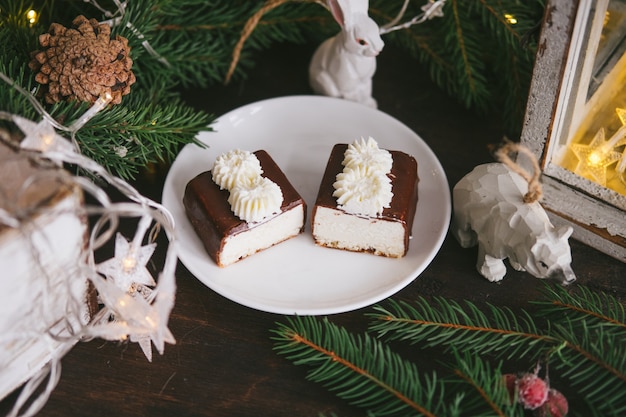 Doces caseiros artesanais em um Natal.