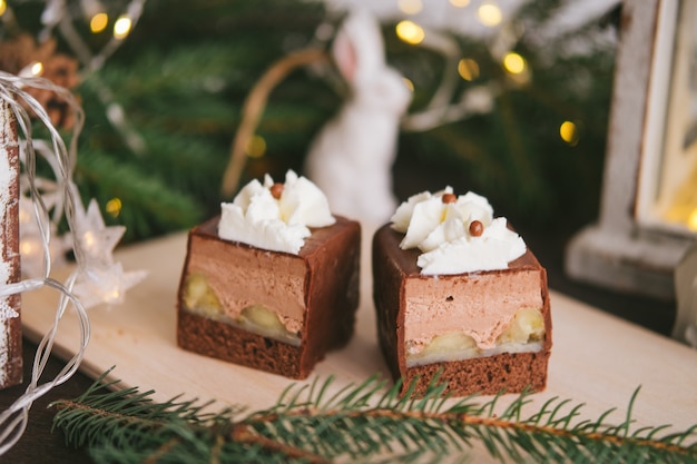 Doces caseiros artesanais em um Natal.