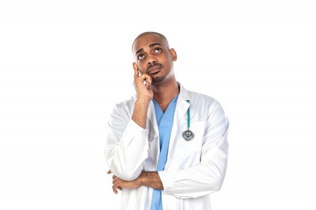 Doctor africano aislado