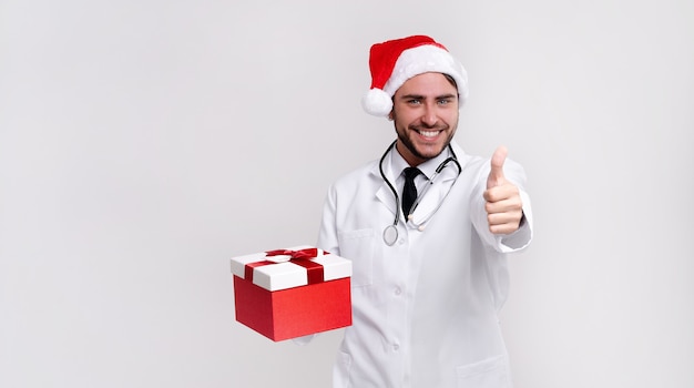 Doctor guapo Santa Claus