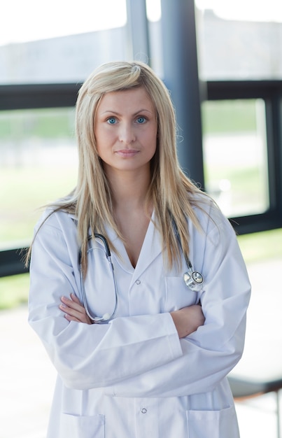 Doctora en un hospital