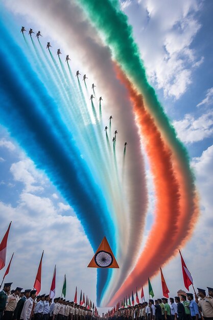 Documente o impressionante show aéreo da Força Aérea da Índia no Dia da República