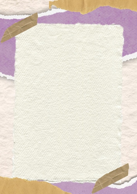 Foto documento de fundo de textura de papel aquarela roxo e creme a4 1