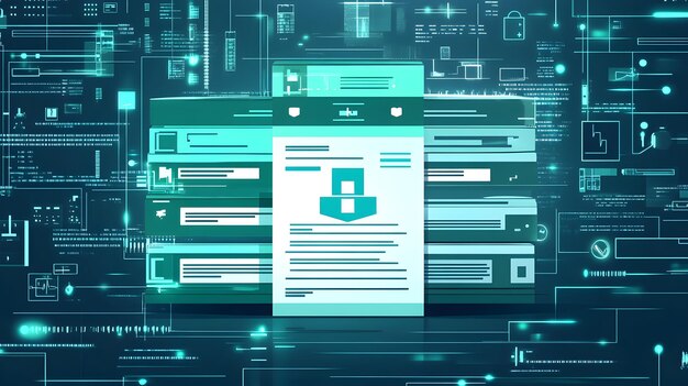 Documento digital de protección de datos de seguridad cibernética