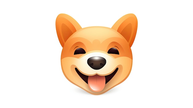 Foto dog face emoji animal de estimação