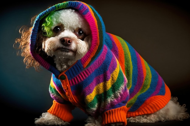 Dog in Dog Sweater Moda para payasos oh qué espectáculo