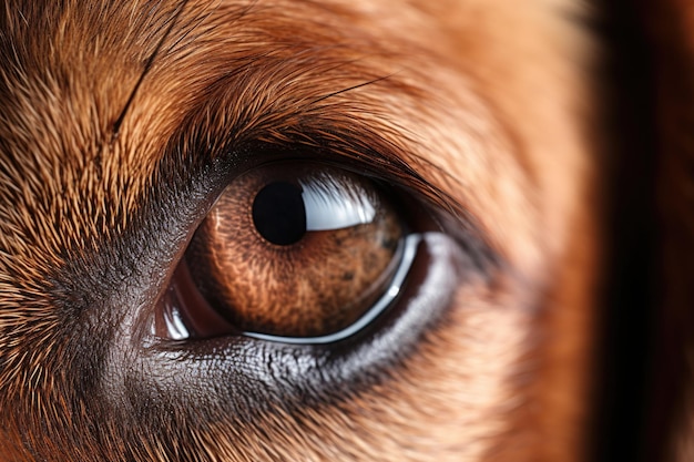 Dog39s Augen-Closeup