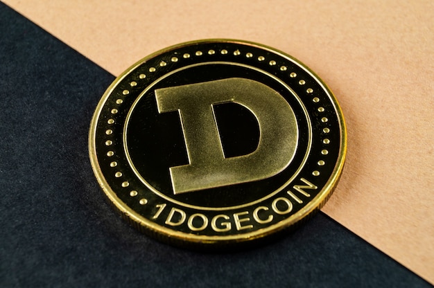 Dogecoin DOGE Kryptowährung Zahlungsmittel im Finanzsektor