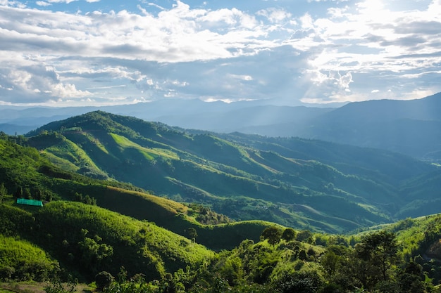 Doi Chang Berge von Chiang Rai Nordthailand