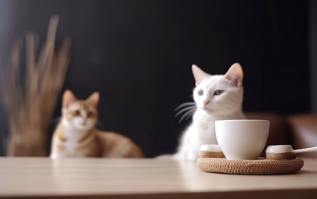 Dois Gatos Sentam No Complexo De Jogos Domésticos Foto de Stock - Imagem de  exercitador, gato: 198776526