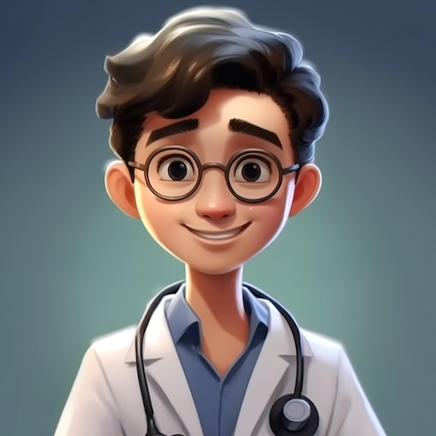 Doktor-Charakter-Illustration