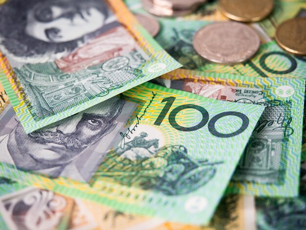 Dollar Australische Banknoten und Münzen