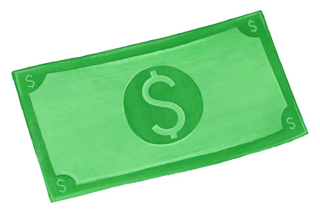 Dollar-Geld png-Illustration durchsichtiger Hintergrund