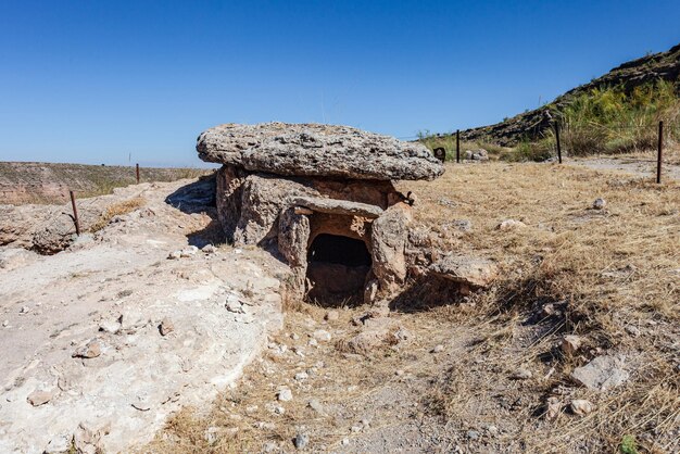 dolmen pré-histórico nos campos de Gorafe, Granada
