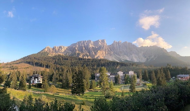 Dolomitenlandschaft bei Sonnenuntergang