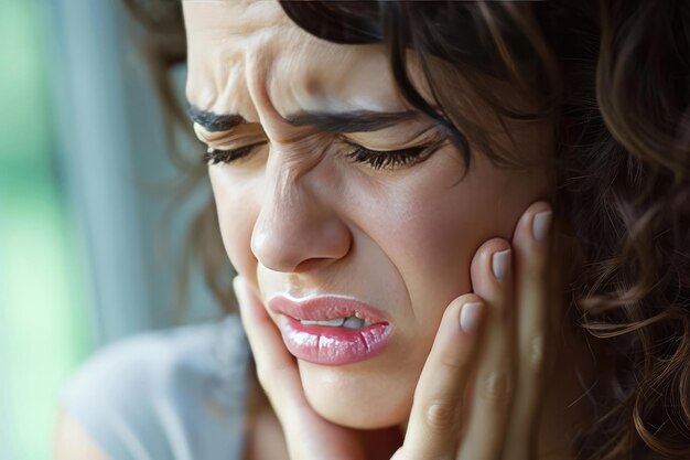 Foto el dolor de dientes causa dolor y problemas dentales