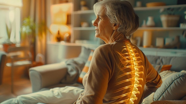 Dolor en la espalda Osteoporosis de la columna vertebral