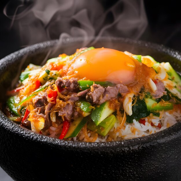 Dolsot Bibimbap (en inglés)